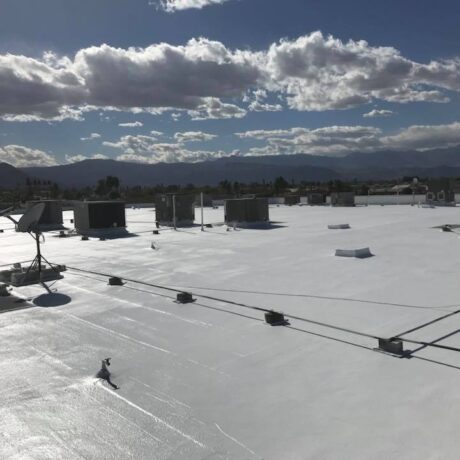 High-quality commercial roof installation by Williams Advanced Roofing Systems in La Quinta, CA.