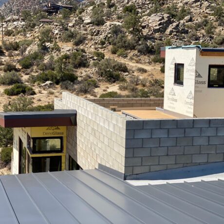 Metal roofing installation for residential property by Williams Advanced Roofing Systems in Southern California