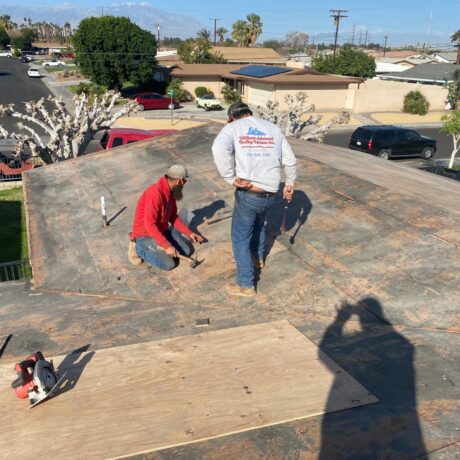 Williams Advanced Roofing Systems team completing a roofing project in Southern California, with professional precisio