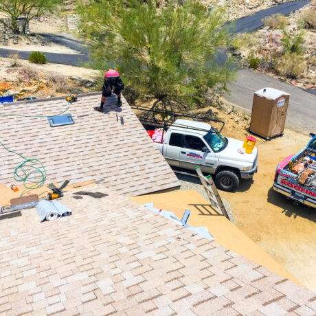 Williams Advanced Roofing Systems team completing a roofing project in Southern California, with professional precisio