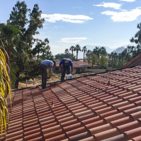 Roofing system installation by Williams Advanced Roofing Systems in Rancho Mirage, CA, demonstrating high-quality materials and craftsmanship.